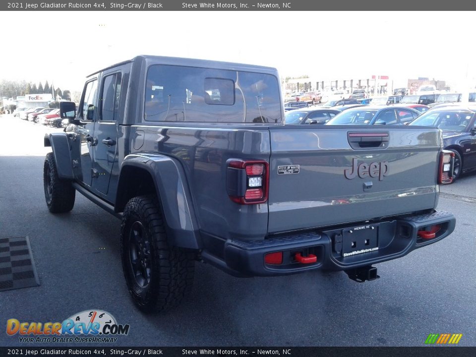 2021 Jeep Gladiator Rubicon 4x4 Sting-Gray / Black Photo #9