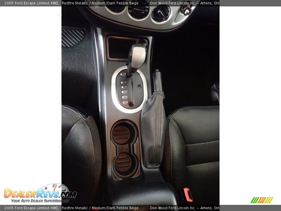 2005 Ford Escape Limited 4WD Redfire Metallic / Medium/Dark Pebble Beige Photo #32