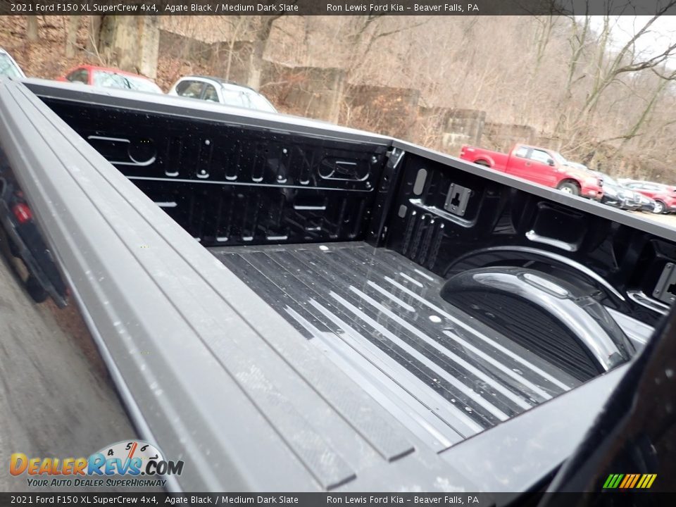 2021 Ford F150 XL SuperCrew 4x4 Agate Black / Medium Dark Slate Photo #12