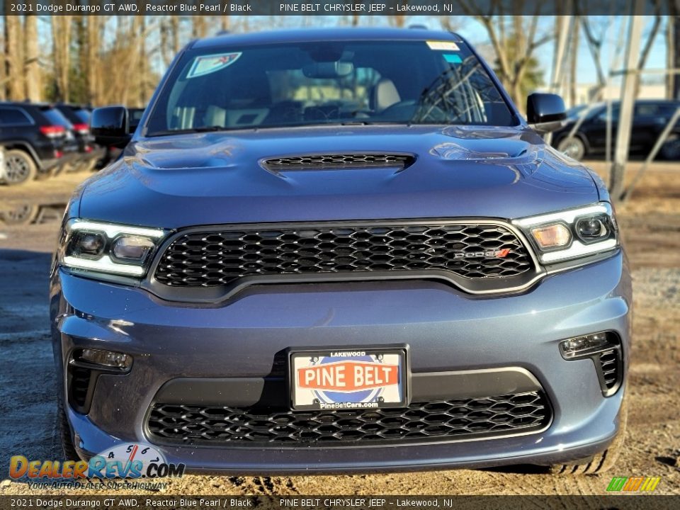 2021 Dodge Durango GT AWD Reactor Blue Pearl / Black Photo #3