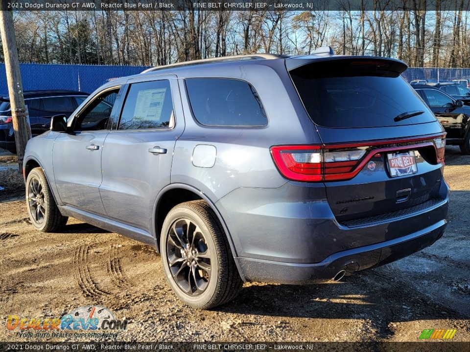 2021 Dodge Durango GT AWD Reactor Blue Pearl / Black Photo #6