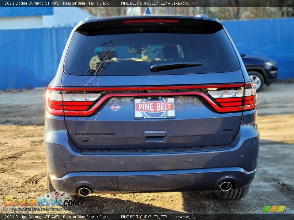 2021 Dodge Durango GT AWD Reactor Blue Pearl / Black Photo #7