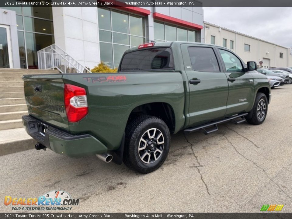 2021 Toyota Tundra SR5 CrewMax 4x4 Army Green / Black Photo #13