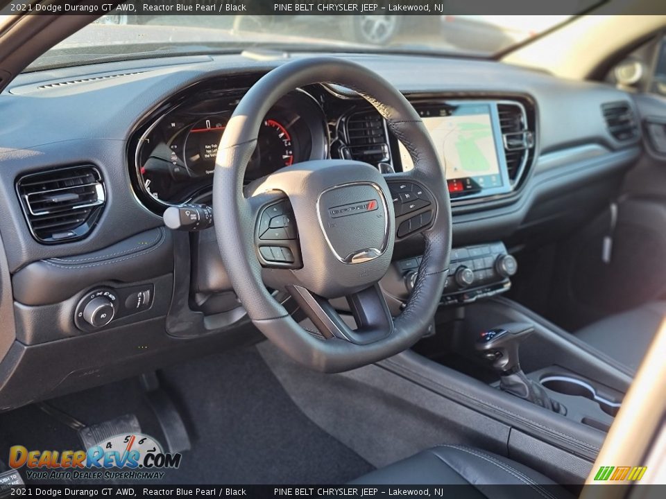 2021 Dodge Durango GT AWD Reactor Blue Pearl / Black Photo #12