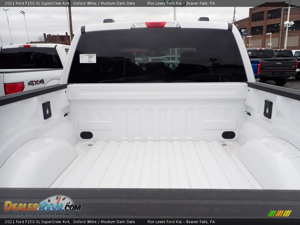 2021 Ford F150 XL SuperCrew 4x4 Oxford White / Medium Dark Slate Photo #8