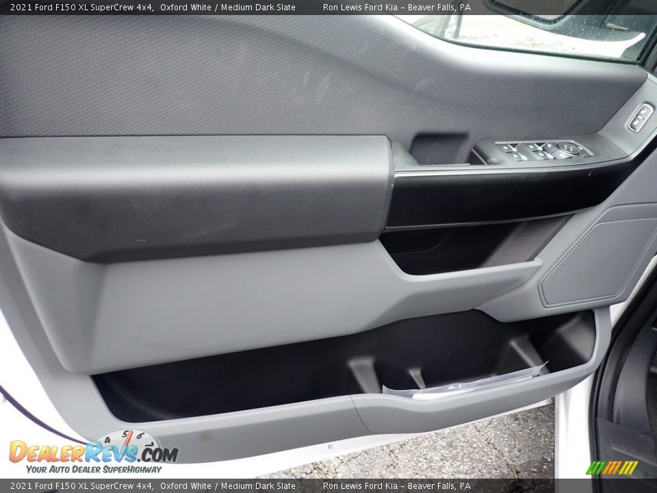 2021 Ford F150 XL SuperCrew 4x4 Oxford White / Medium Dark Slate Photo #13