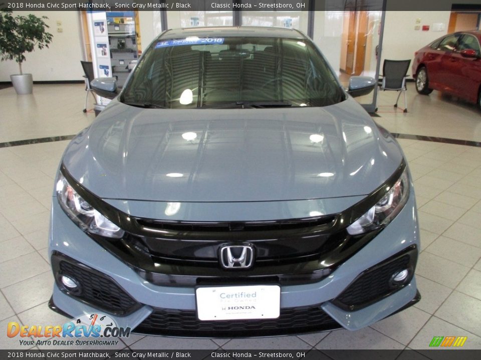 2018 Honda Civic Sport Hatchback Sonic Gray Metallic / Black Photo #2