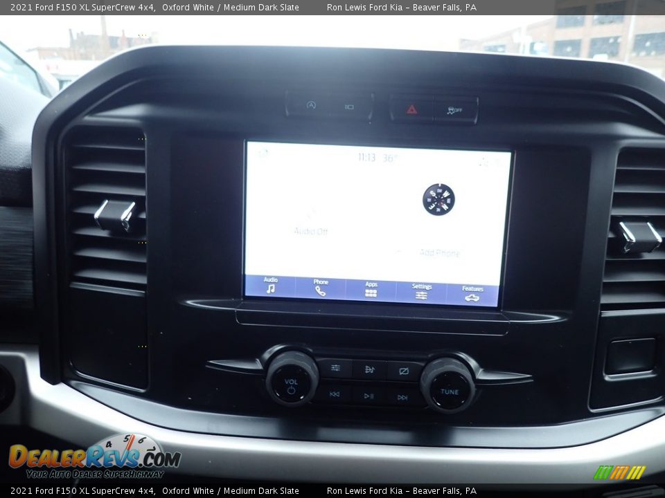 2021 Ford F150 XL SuperCrew 4x4 Oxford White / Medium Dark Slate Photo #15