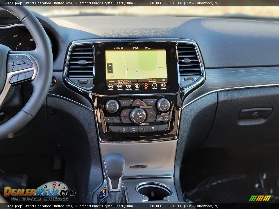 2021 Jeep Grand Cherokee Limited 4x4 Diamond Black Crystal Pearl / Black Photo #10