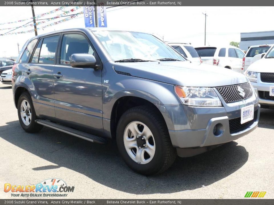 2008 Suzuki Grand Vitara Azure Grey Metallic / Black Photo #3
