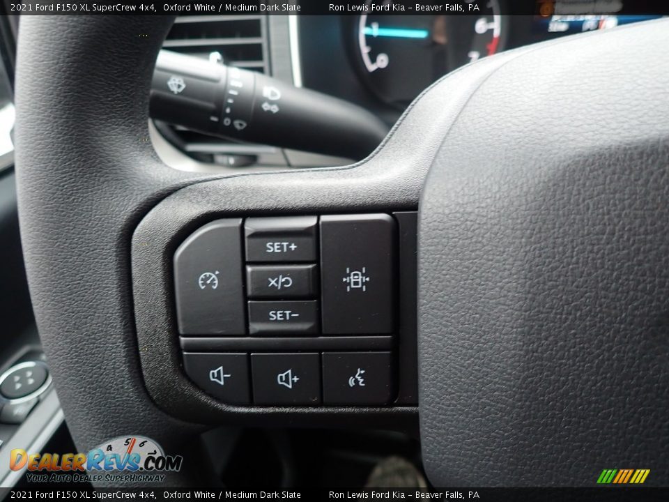 2021 Ford F150 XL SuperCrew 4x4 Oxford White / Medium Dark Slate Photo #18