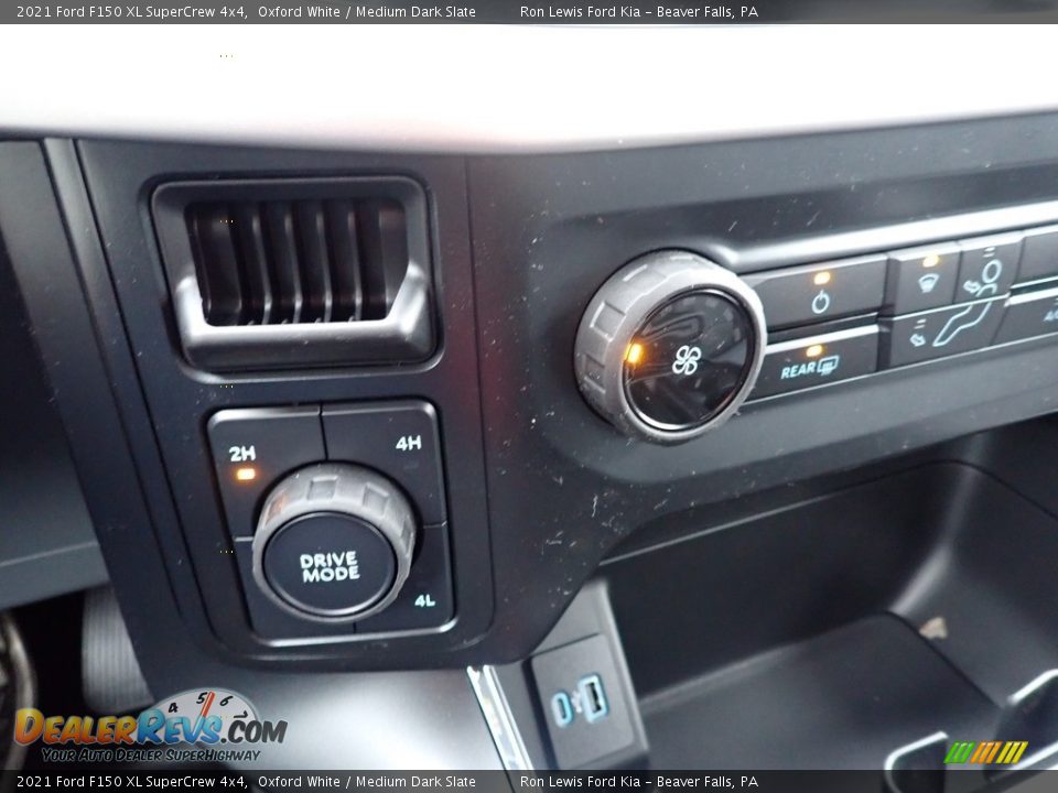 2021 Ford F150 XL SuperCrew 4x4 Oxford White / Medium Dark Slate Photo #19
