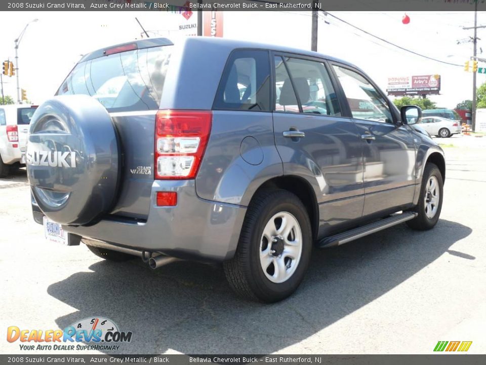 2008 Suzuki Grand Vitara Azure Grey Metallic / Black Photo #4