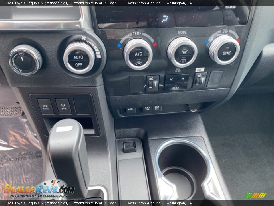 Controls of 2021 Toyota Sequoia Nightshade 4x4 Photo #17