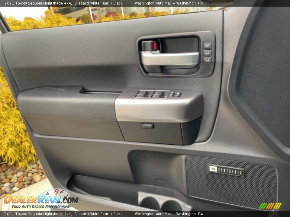 Door Panel of 2021 Toyota Sequoia Nightshade 4x4 Photo #20