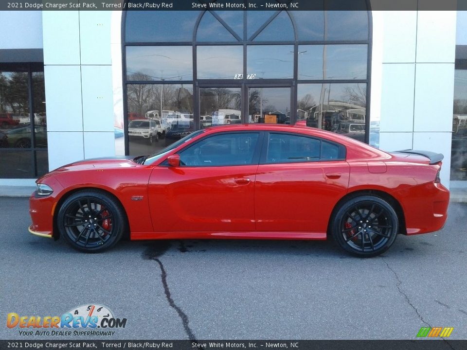 2021 Dodge Charger Scat Pack Torred / Black/Ruby Red Photo #1