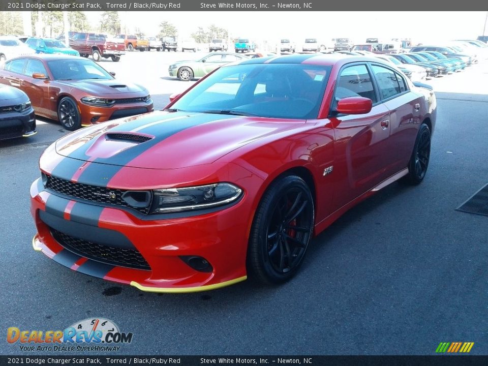 2021 Dodge Charger Scat Pack Torred / Black/Ruby Red Photo #3