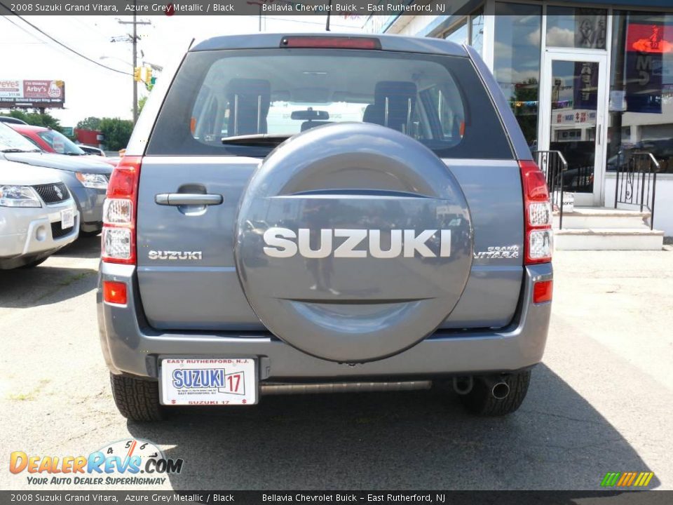 2008 Suzuki Grand Vitara Azure Grey Metallic / Black Photo #5