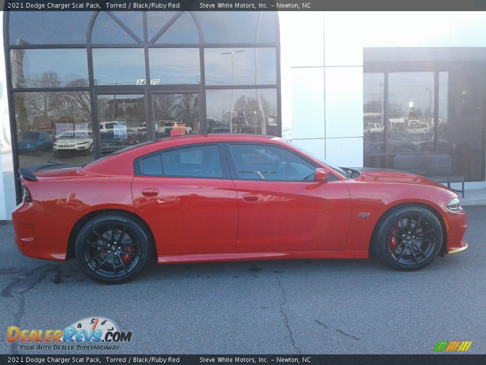 2021 Dodge Charger Scat Pack Torred / Black/Ruby Red Photo #6