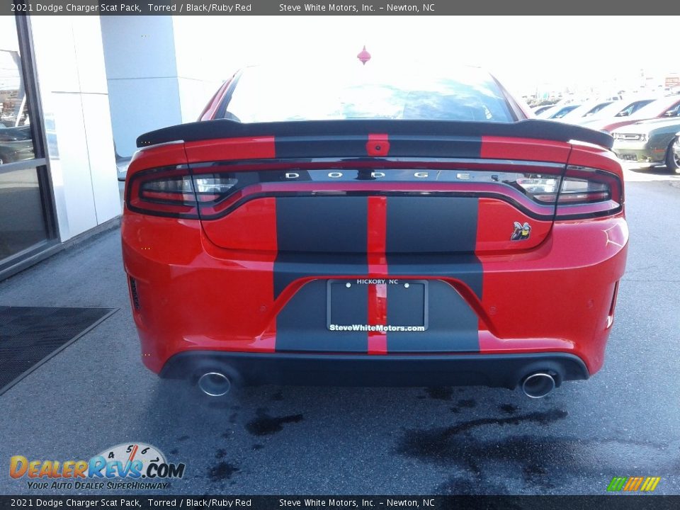 2021 Dodge Charger Scat Pack Torred / Black/Ruby Red Photo #8