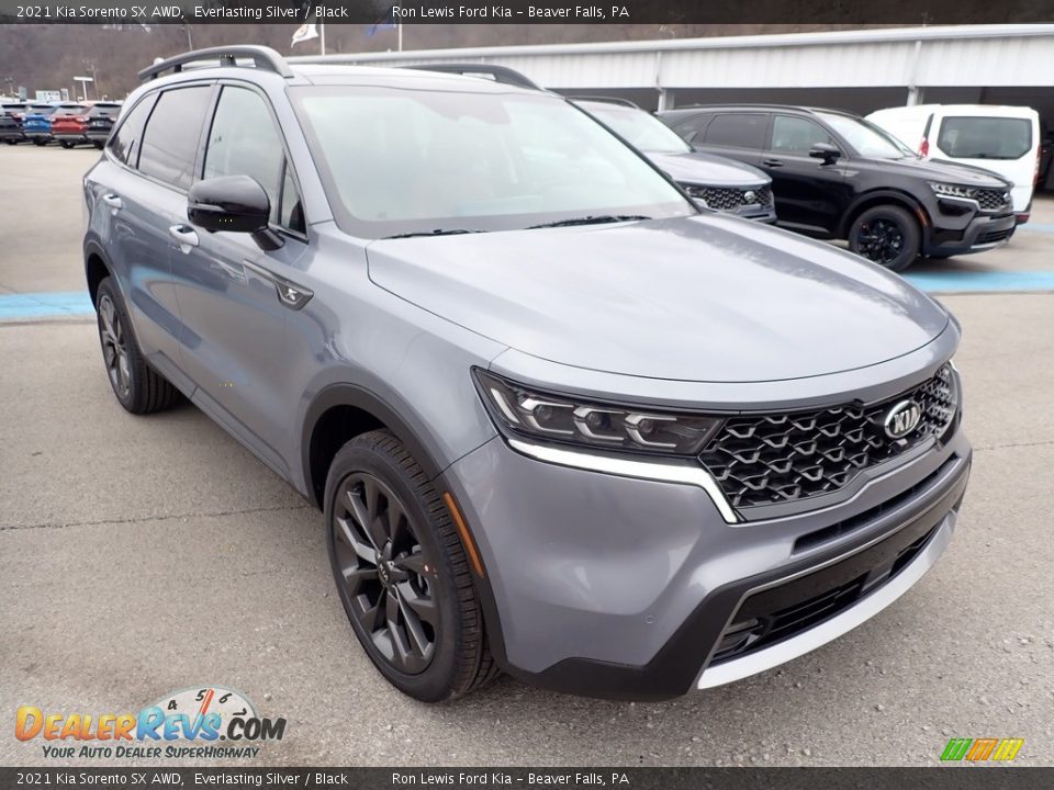 2021 Kia Sorento SX AWD Everlasting Silver / Black Photo #3