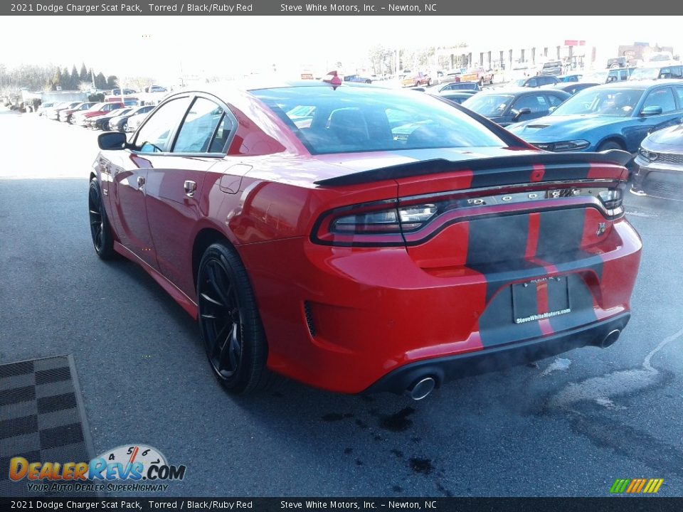 2021 Dodge Charger Scat Pack Torred / Black/Ruby Red Photo #9