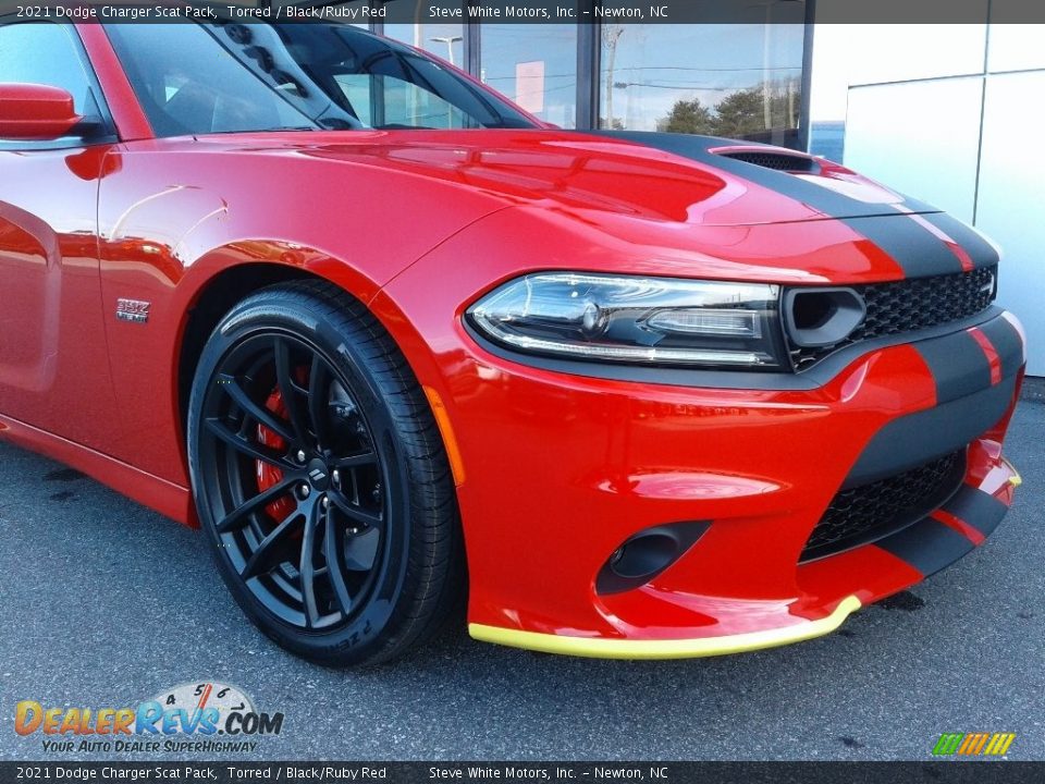 2021 Dodge Charger Scat Pack Torred / Black/Ruby Red Photo #12