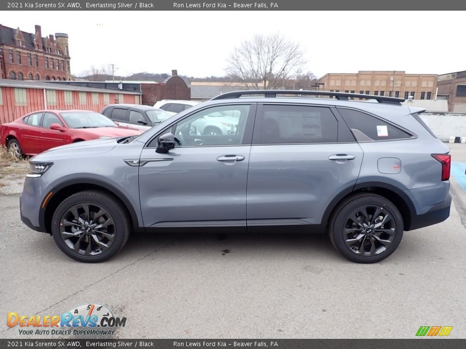 2021 Kia Sorento SX AWD Everlasting Silver / Black Photo #6