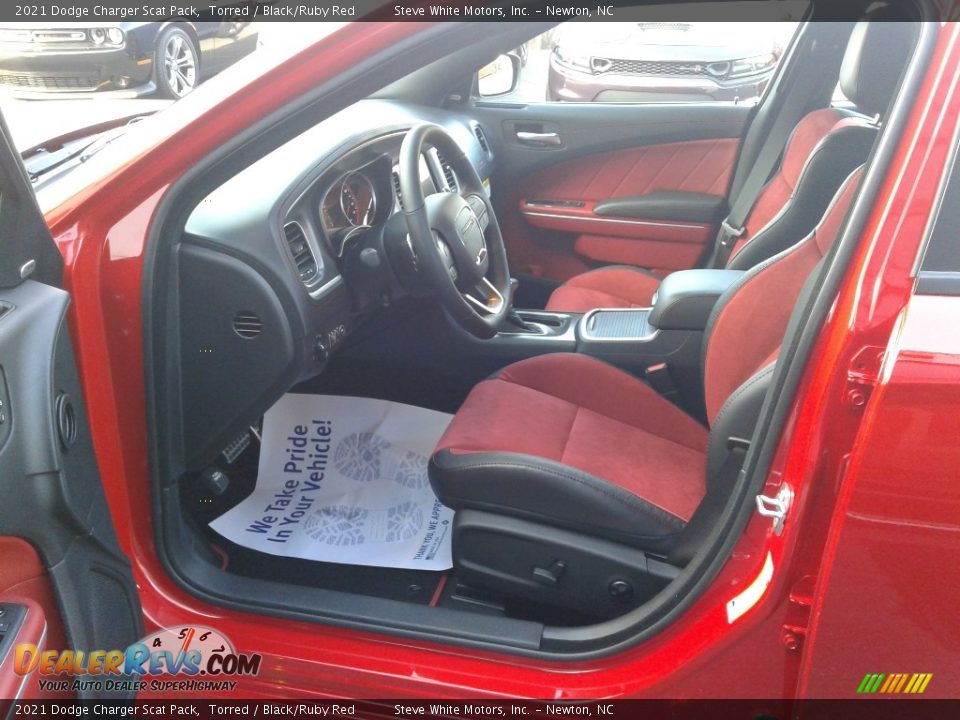 2021 Dodge Charger Scat Pack Torred / Black/Ruby Red Photo #13