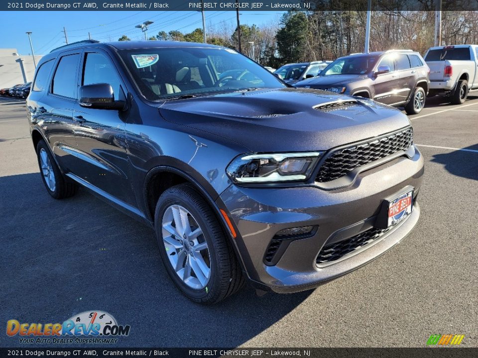 2021 Dodge Durango GT AWD Granite Metallic / Black Photo #1