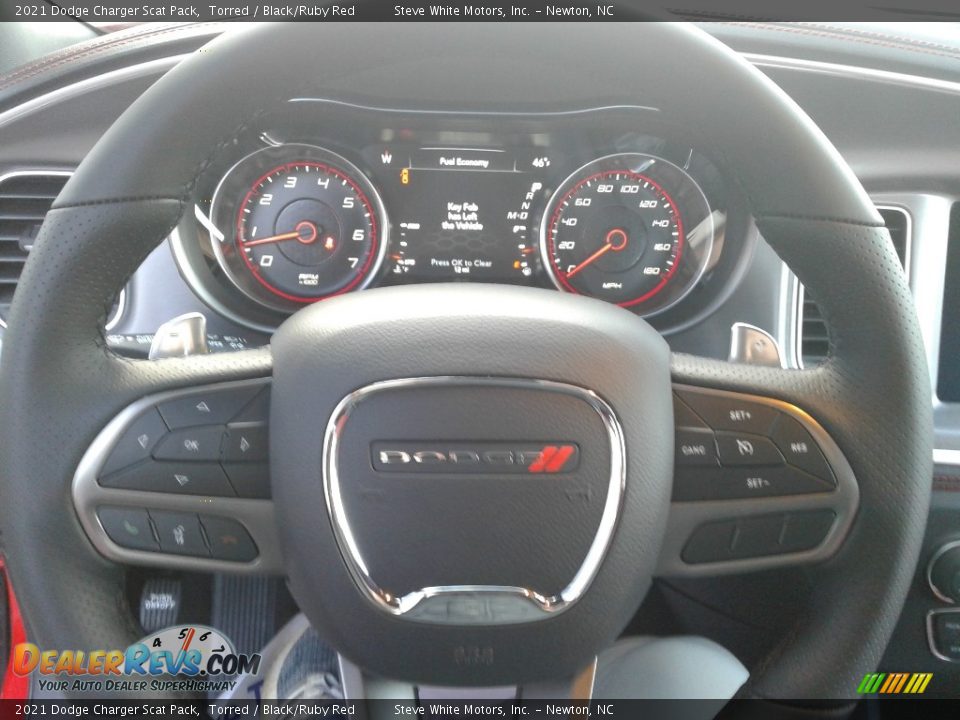 2021 Dodge Charger Scat Pack Torred / Black/Ruby Red Photo #17