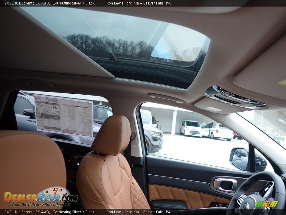 2021 Kia Sorento SX AWD Everlasting Silver / Black Photo #13