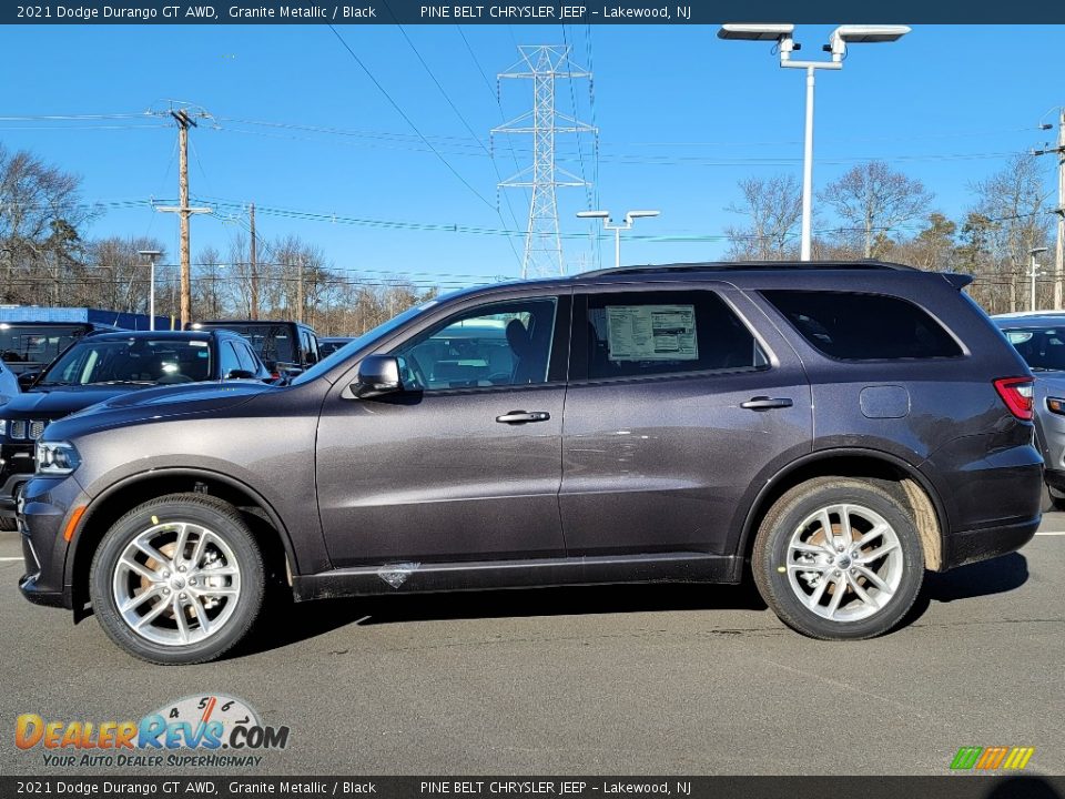 2021 Dodge Durango GT AWD Granite Metallic / Black Photo #4