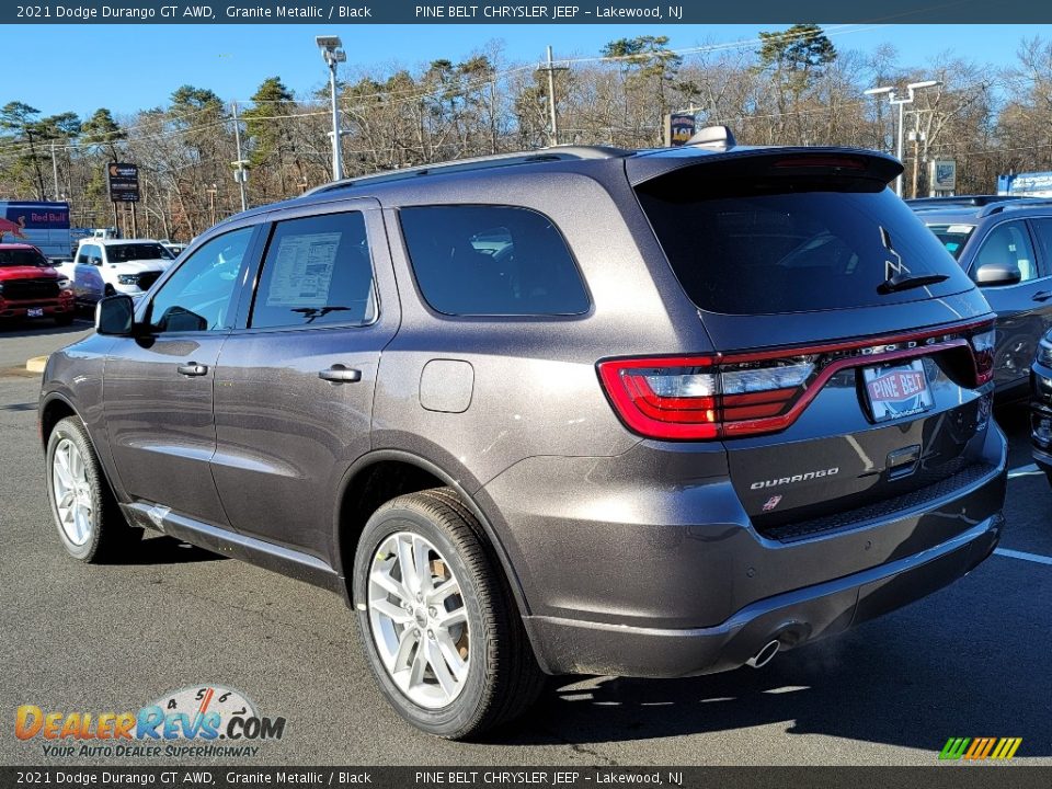 2021 Dodge Durango GT AWD Granite Metallic / Black Photo #6