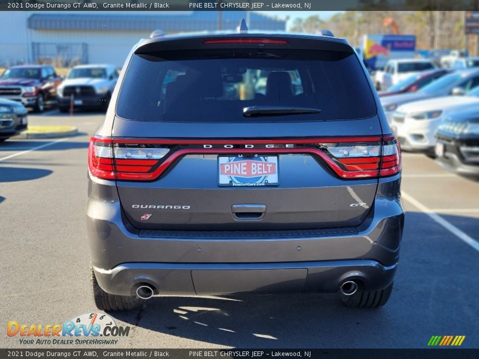 2021 Dodge Durango GT AWD Granite Metallic / Black Photo #7