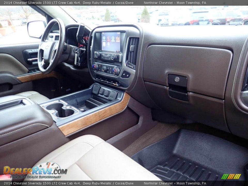2014 Chevrolet Silverado 1500 LTZ Crew Cab 4x4 Deep Ruby Metallic / Cocoa/Dune Photo #15