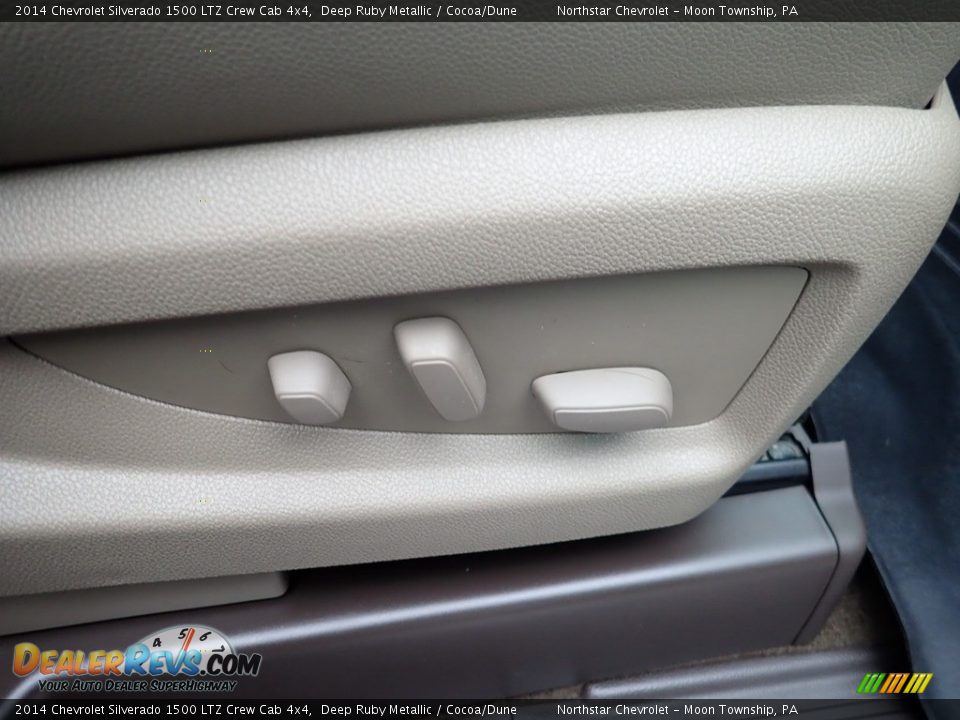2014 Chevrolet Silverado 1500 LTZ Crew Cab 4x4 Deep Ruby Metallic / Cocoa/Dune Photo #16
