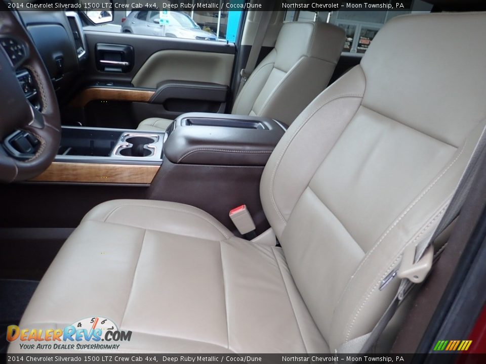 2014 Chevrolet Silverado 1500 LTZ Crew Cab 4x4 Deep Ruby Metallic / Cocoa/Dune Photo #20