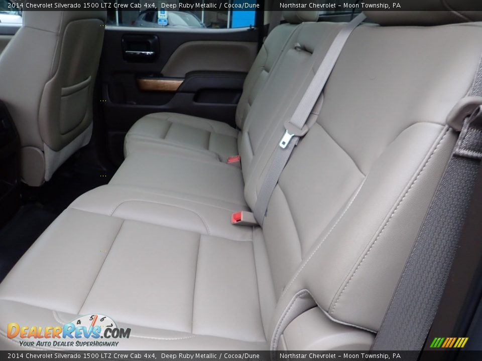 2014 Chevrolet Silverado 1500 LTZ Crew Cab 4x4 Deep Ruby Metallic / Cocoa/Dune Photo #21
