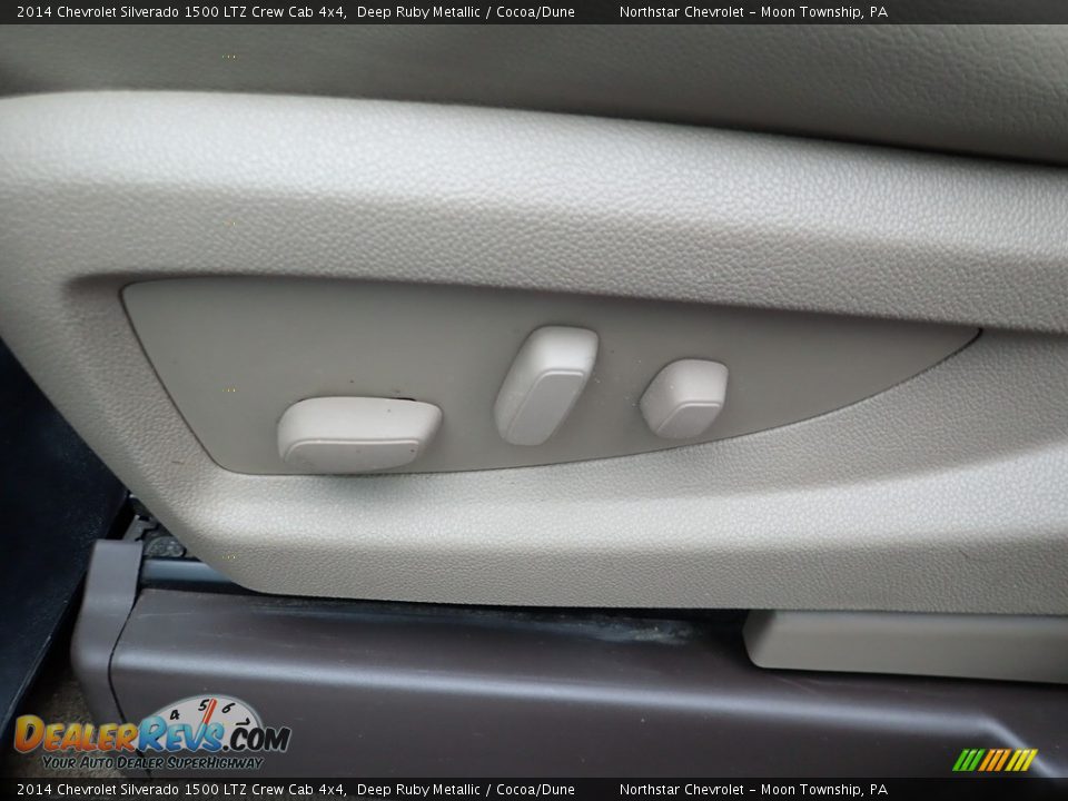 2014 Chevrolet Silverado 1500 LTZ Crew Cab 4x4 Deep Ruby Metallic / Cocoa/Dune Photo #25