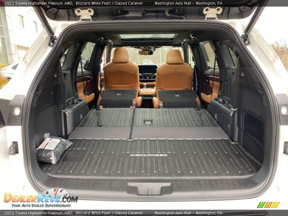 2021 Toyota Highlander Platinum AWD Trunk Photo #36