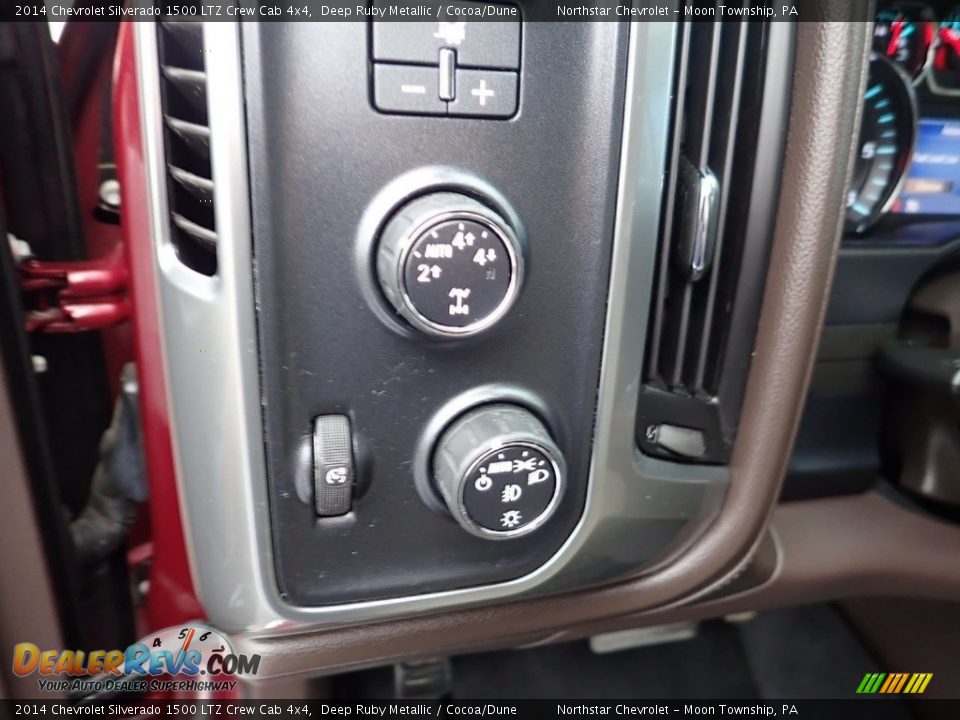 2014 Chevrolet Silverado 1500 LTZ Crew Cab 4x4 Deep Ruby Metallic / Cocoa/Dune Photo #26
