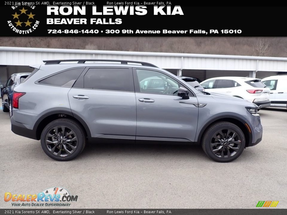 2021 Kia Sorento SX AWD Everlasting Silver / Black Photo #1