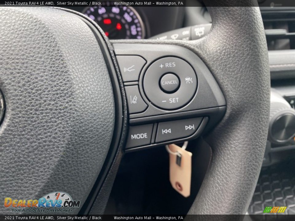 2021 Toyota RAV4 LE AWD Steering Wheel Photo #7