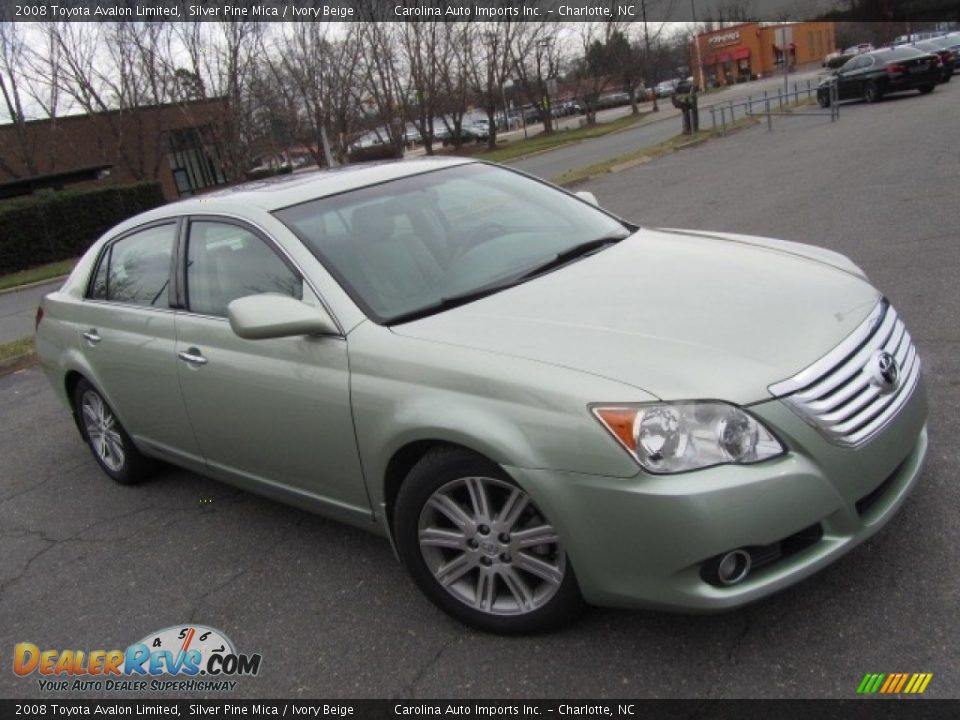 2008 Toyota Avalon Limited Silver Pine Mica / Ivory Beige Photo #3