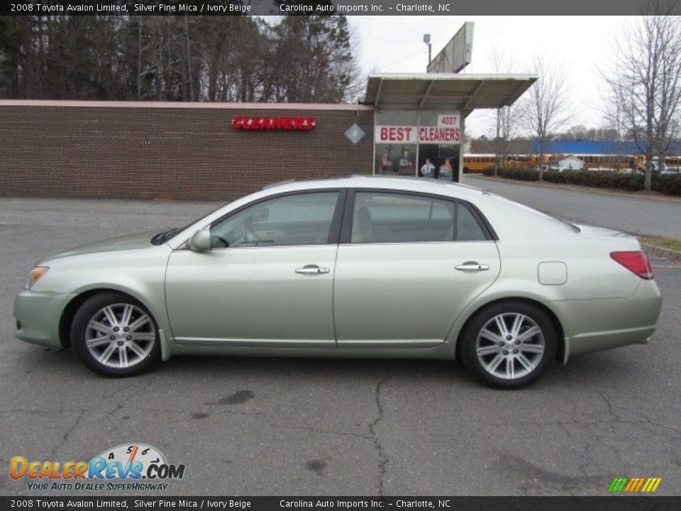 2008 Toyota Avalon Limited Silver Pine Mica / Ivory Beige Photo #7