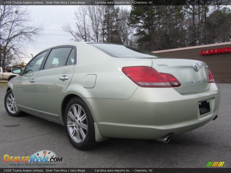 2008 Toyota Avalon Limited Silver Pine Mica / Ivory Beige Photo #8
