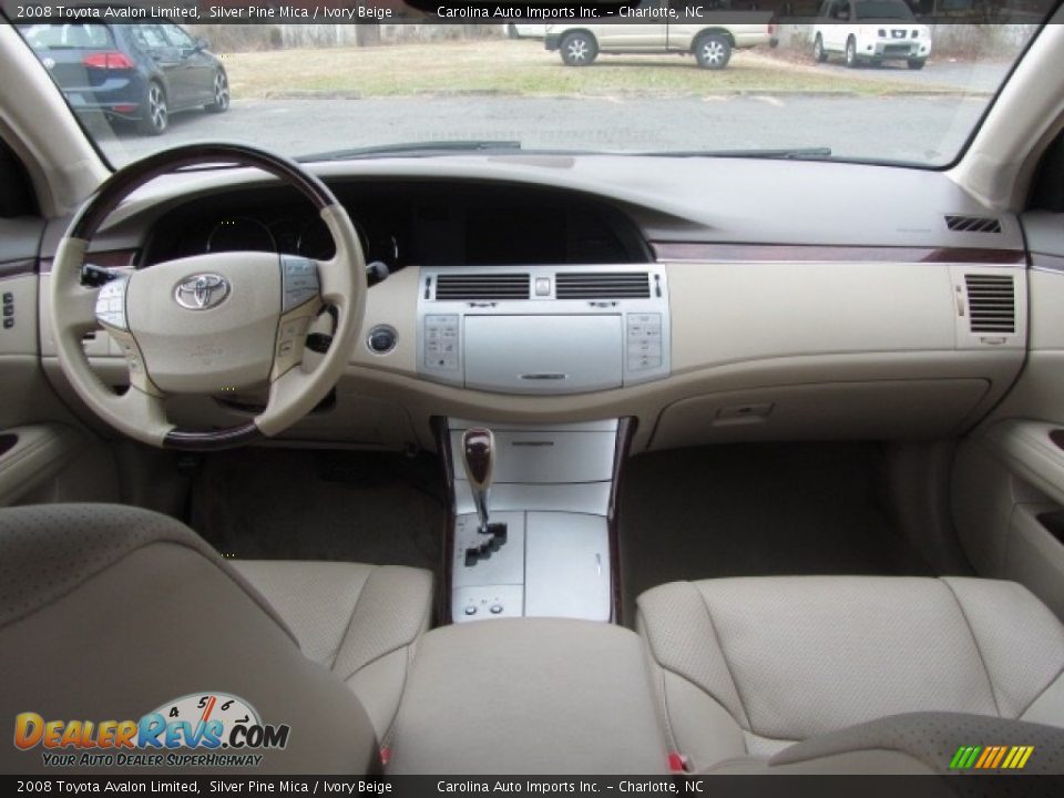 2008 Toyota Avalon Limited Silver Pine Mica / Ivory Beige Photo #13