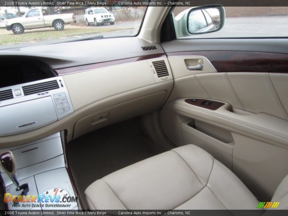 2008 Toyota Avalon Limited Silver Pine Mica / Ivory Beige Photo #14