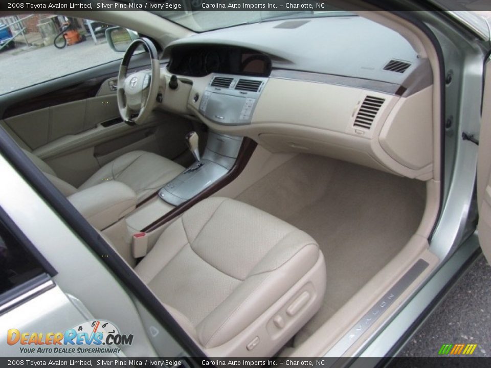 2008 Toyota Avalon Limited Silver Pine Mica / Ivory Beige Photo #21